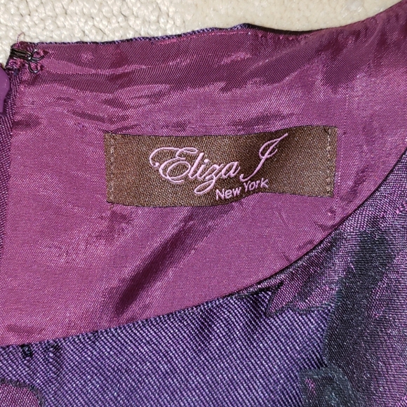 Eliza J Purple Dress, Sz 8 - Picture 2 of 8